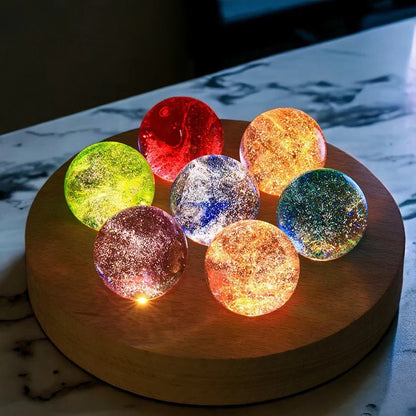 Lichtgevende Kosmische Kristallen - AstroGlow Orbs