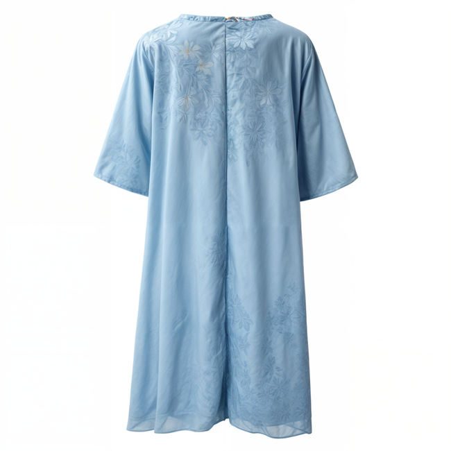 Stijlvol Gebloemd A-lijn Jurk met Vest voor Dames - Miray