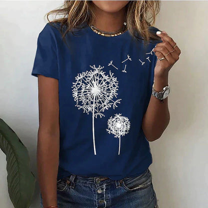 Comfortabel dames T-shirt met ronde hals & zachte stof – Rhea
