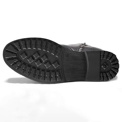 Heren Chelsea Boots klassiek van kunstleer met elastische inzet – Neron