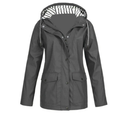 Water- en winddichte damesjas voor de herfst en winter – Leona