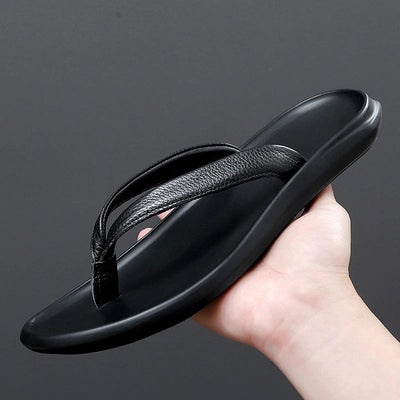 Antislip & Stijlvolle Herenslippers van Leer voor de Zomer - Dario