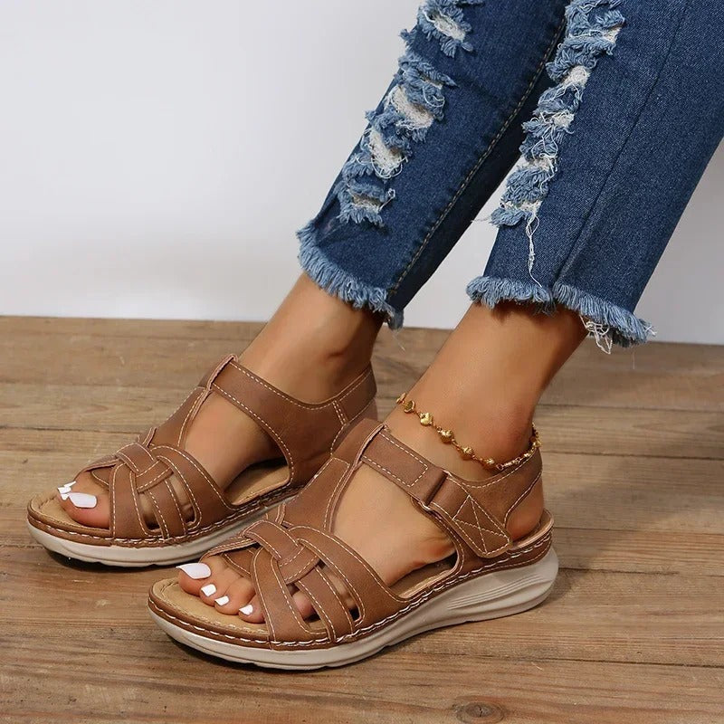 Orthopedische Leren Dames Sandalen - Emilia