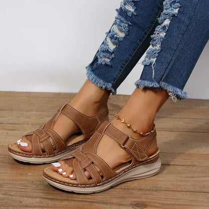 Orthopedische Leren Dames Sandalen - Emilia