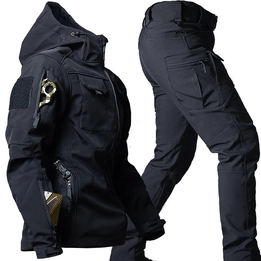 Waterdichte outdoor set voor heren met jas en broek – Falk