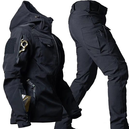 Waterdichte outdoor set voor heren met jas en broek – Falk