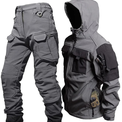 Waterdichte outdoor set voor heren met jas en broek – Falk