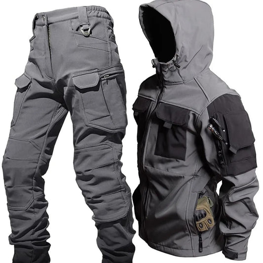 Waterdichte outdoor set voor heren met jas en broek – Falk