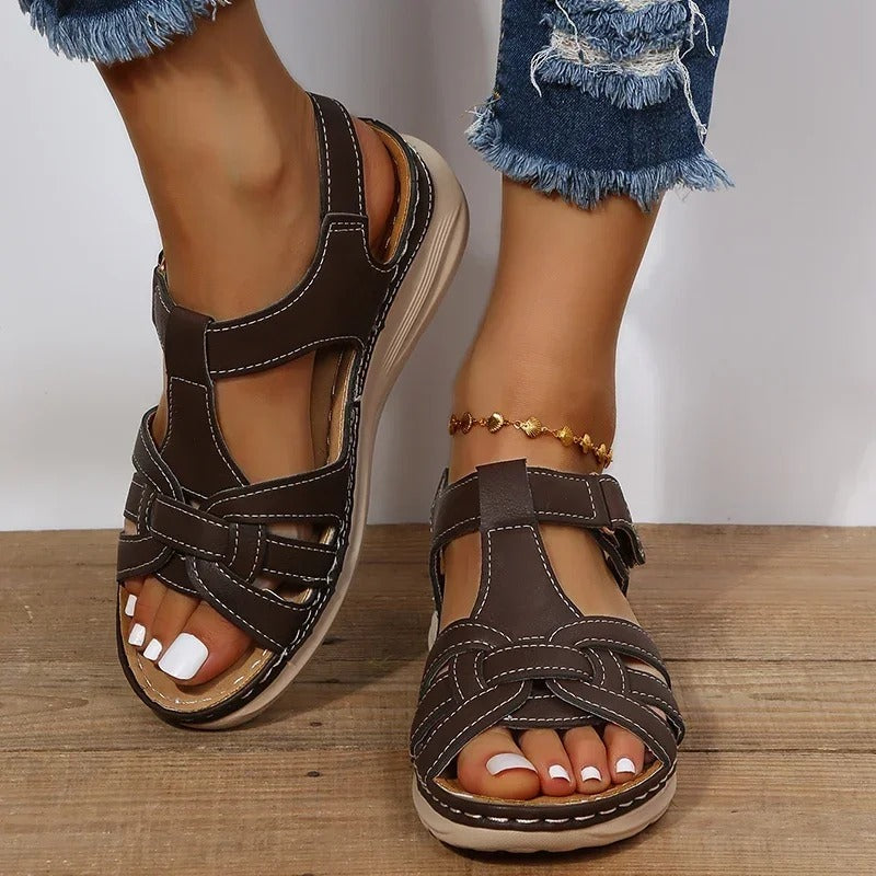 Orthopedische Leren Dames Sandalen - Emilia