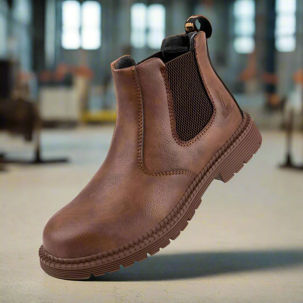 Heren veiligheidswerklaarzen waterdicht met stalen neus – Torben