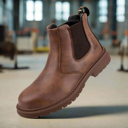 Heren veiligheidswerklaarzen waterdicht met stalen neus – Torben