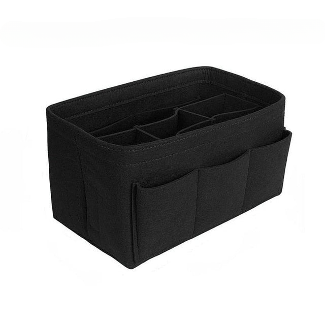 Vilt Handtas en Make-Up Organiser Inzet – 1 Kopen, 1 GRATIS Multi-Vakken Handtas Opslag