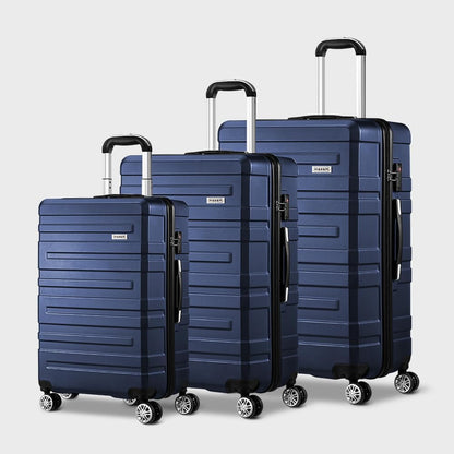 3-delige Hard-Shell Spinner Kofferset met TSA-slot en Georganiseerde Binnenkant