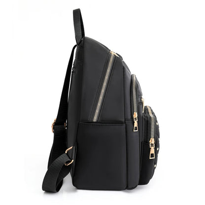 Lichtgewicht Waterdichte Nylon Rugzak voor Dames – Reizen & School