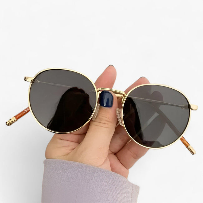 Uniseks Designer Zonnebril met Ronde Glazen - Nova