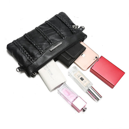 PU Leren Dames Crossbody Clutch met Ruime Interieur