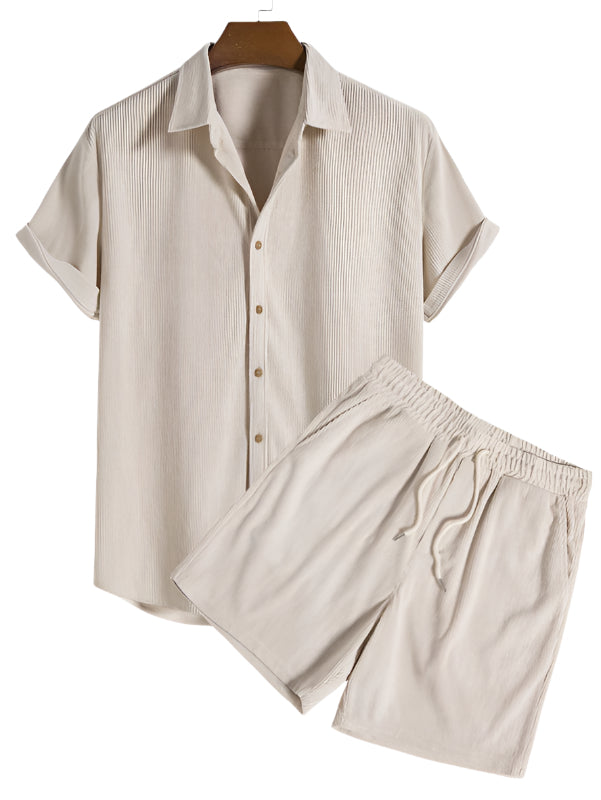 Trendy heren zomer-set met streepmotief -  StrandStil
