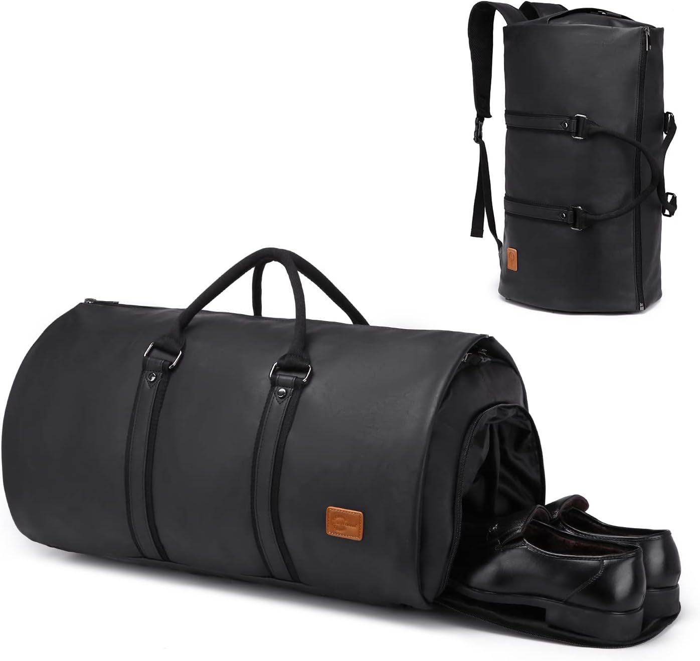 Verstelbare PU Leren Kleding Reistas – Handbagage Weekend Reistas