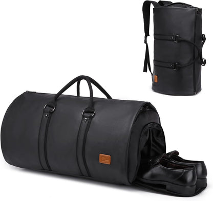 Verstelbare PU Leren Kleding Reistas – Handbagage Weekend Reistas