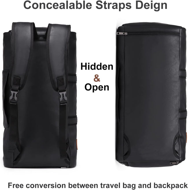 Verstelbare PU Leren Kleding Reistas – Handbagage Weekend Reistas