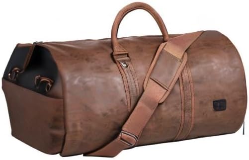 Verstelbare PU Leren Kleding Reistas – Handbagage Weekend Reistas