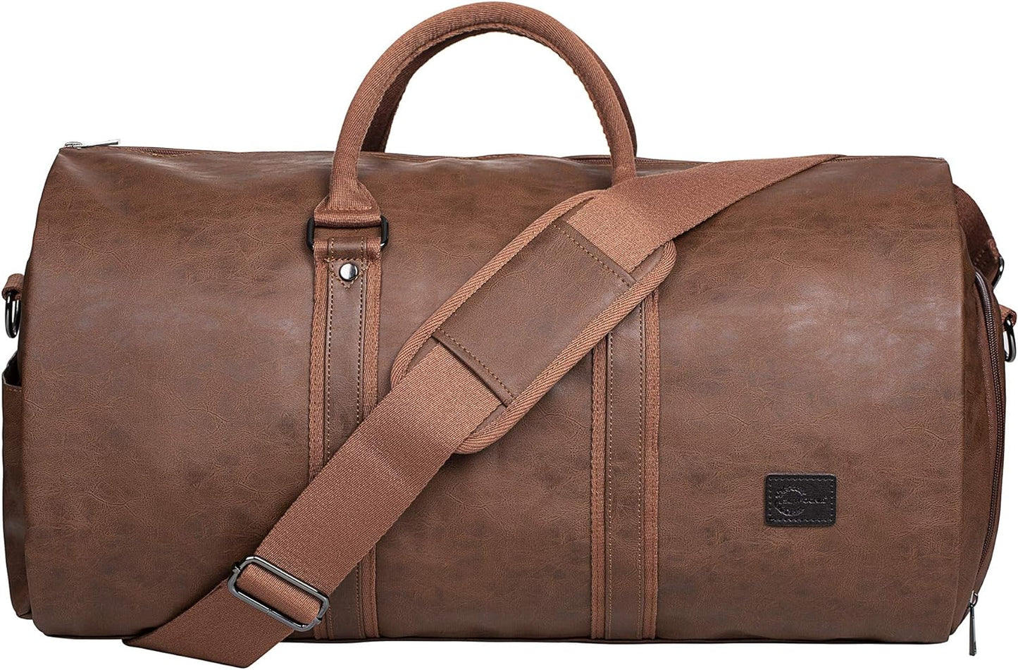 Verstelbare PU Leren Kleding Reistas – Handbagage Weekend Reistas