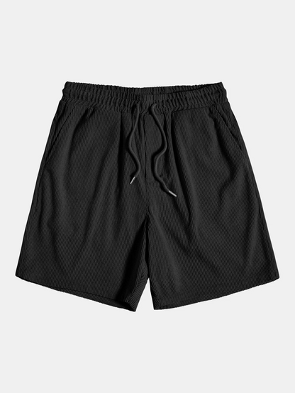 Stijlvolle heren zomer-set met shirt en corduroy shorts - SommerKern