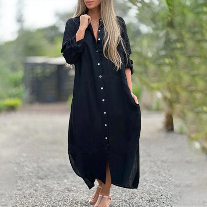 Luchtige Polo-Shirtjurk Dames – Marlene