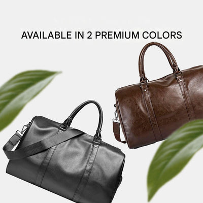 Grote Capaciteit Leren Reistas – Lichtgewicht & Duurzame Handbagage