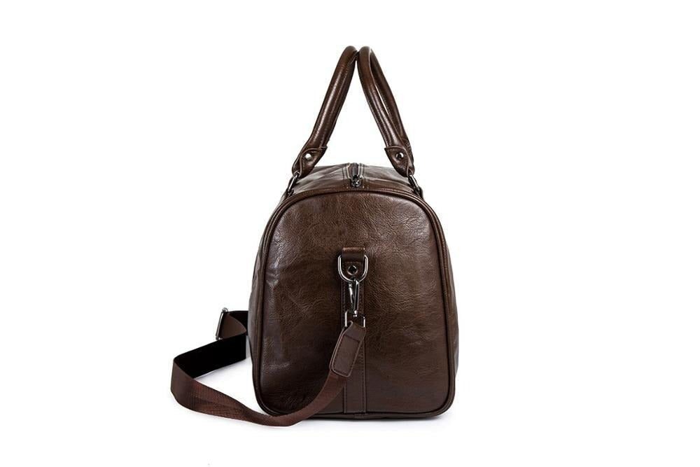 Grote Capaciteit Leren Reistas – Lichtgewicht & Duurzame Handbagage