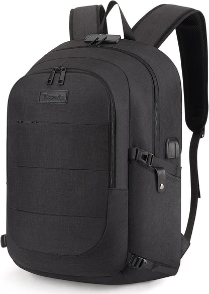 Extra Grote Anti-Diefstal Laptop- en Reisrugzak met USB-poort - 30–50L