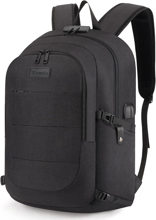 Extra Grote Anti-Diefstal Laptop- en Reisrugzak met USB-poort - 30–50L