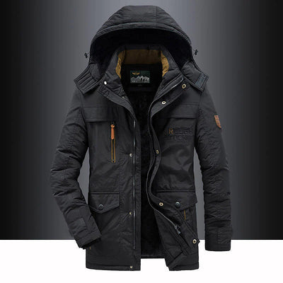 Heren Parka met Fleece Binnenvoering – Leventis