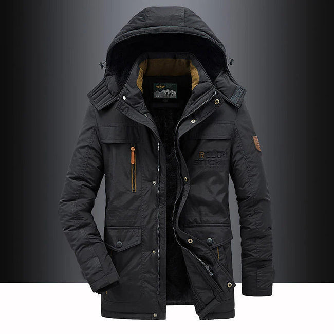 Heren Parka met Fleece Binnenvoering – Leventis