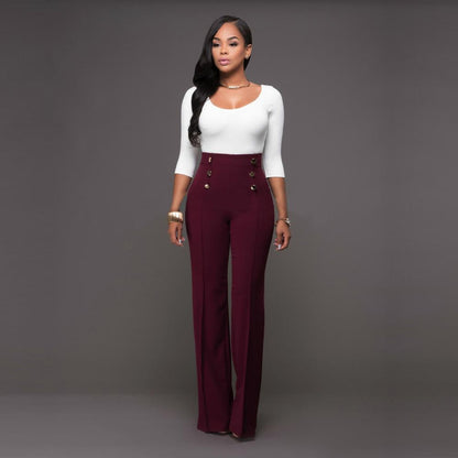 High Waist Long Pants™