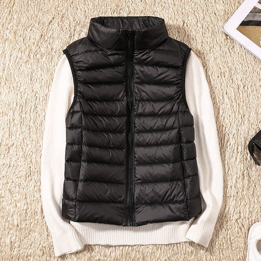 Lichte Gewatteerde Bodywarmer met Vrouwelijke Pasvorm - Juliette