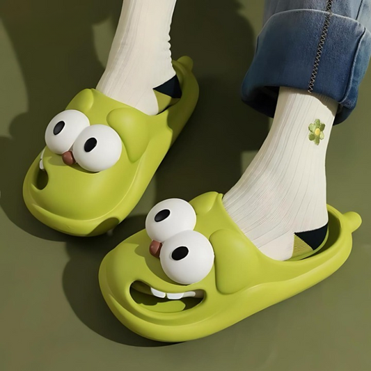 Cartoon-slippers met comfort en karakter - PawJoy Cozy Pup Slippers