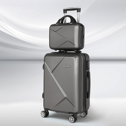 Compact 2-Delige Handbagage Set met Spinner Wielen & TSA Slot – FlexLite
