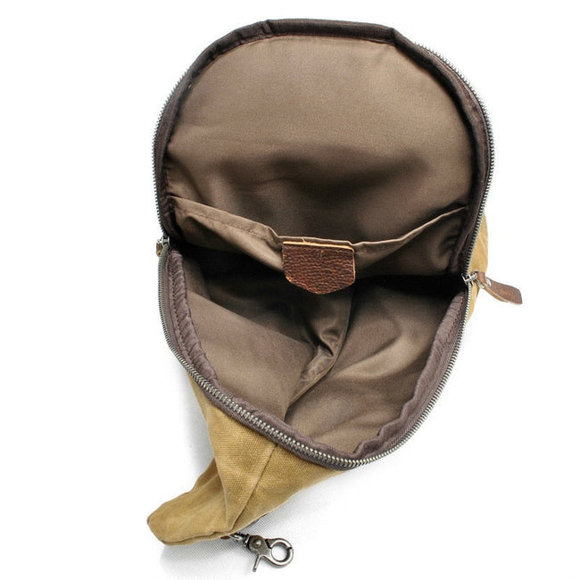 Waterdichte Canvas Schoudertas met Antidiefstalvak – MultiWear