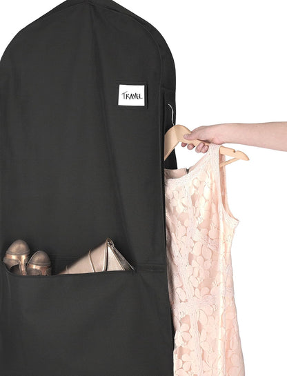 Waterafstotende kledingtas met rits en accessoirevak – 1 Kopen, 1 GRATIS