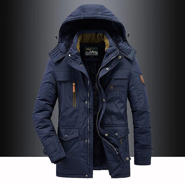 Heren Parka met Fleece Binnenvoering – Leventis