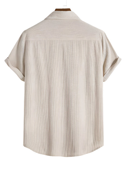 Trendy heren zomer-set met streepmotief -  StrandStil
