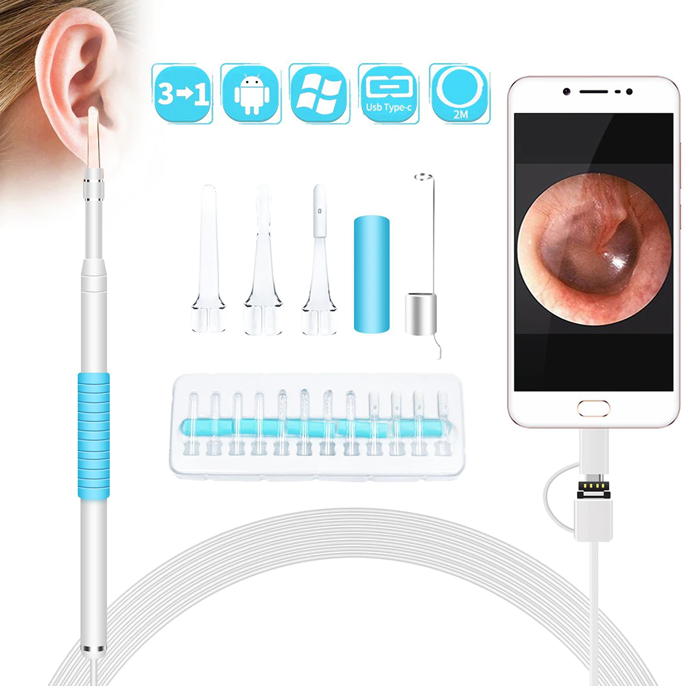Ear Cleaner | 3- in 1 Oor Schoonmaak Camera