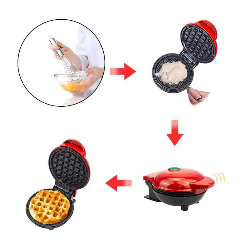 Mini Elektrische Wafel Maker
