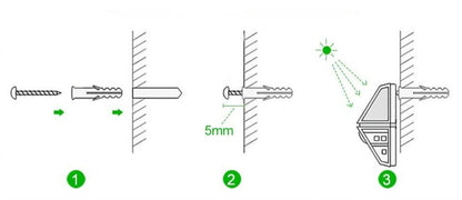 Zonne-Energie Bewegingssensor Lamp