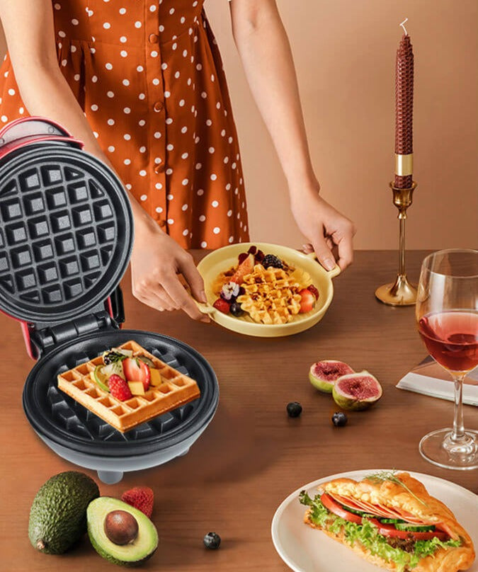 Mini Elektrische Wafel Maker