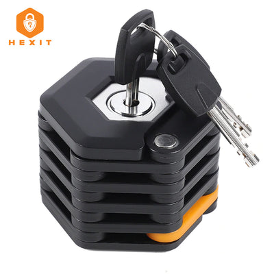 HEXIT™ Opvouwbaar Fietsslot | Veilig, Compact & Licht van gewicht