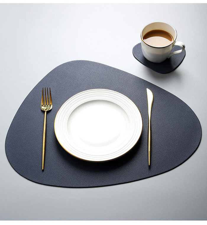Minimalistische Leren Placemats