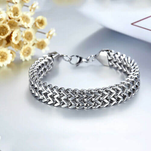 Mannen Slangenketting Armband