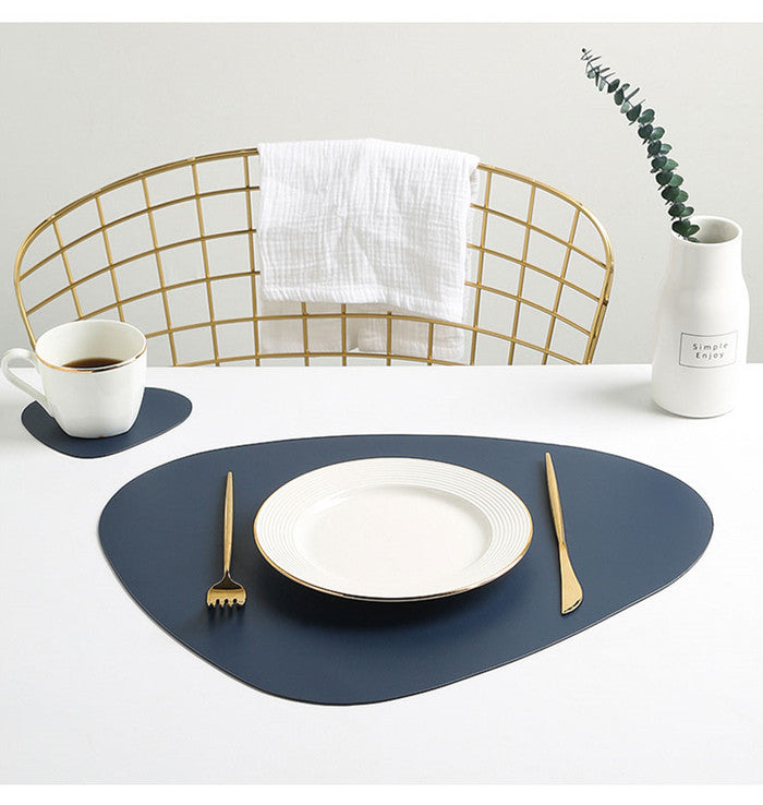 Minimalistische Leren Placemats